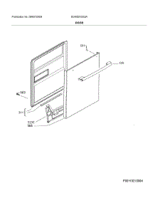 Door parts for Electrolux Dishwasher EI24ID81SS2A from AppliancePartsPros.com