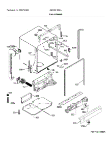 Tub & Frame parts for Electrolux Dishwasher EI24ID81SS2A from AppliancePartsPros.com