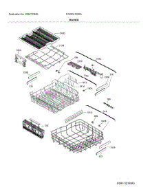 Racks parts for Electrolux Dishwasher EI24ID81SS2A from AppliancePartsPros.com