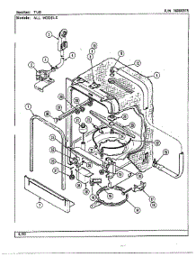 Tub Page 3 parts for Maytag Dishwasher DWU7300A from AppliancePartsPros.com