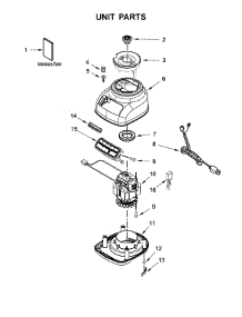 Unit Parts parts for Kitchenaid Blender 5KSB1585ECA0 from AppliancePartsPros.com