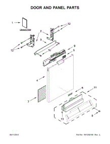 Door And Panel Parts parts for Maytag Dishwasher MDB4949SHZ0 from AppliancePartsPros.com