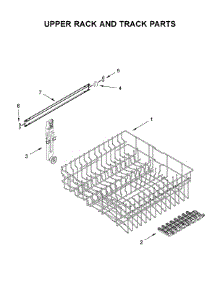Upper Rack And Track Parts parts for Maytag Dishwasher MDB4949SHZ0 from AppliancePartsPros.com