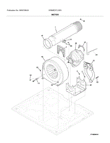 Motor parts for Electrolux Dryer EWMED7CJIW3 from AppliancePartsPros.com