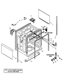 Tank Assy parts for Bosch Dishwasher SHU33AC02UC/14 from AppliancePartsPros.com