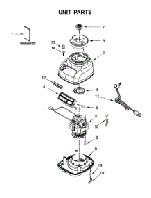 Unit Parts parts for Kitchenaid Blender 5KSBL5651EOB0 from AppliancePartsPros.com