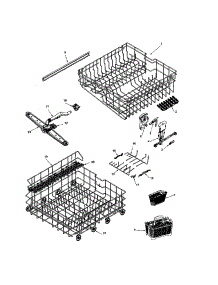 Track And Rack parts for Maytag Dishwasher MDB8551AWB from AppliancePartsPros.com