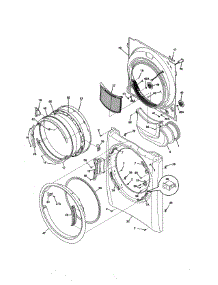 Front Panel / Lint Filter parts for Electrolux Dryer EIMED55IMB3 from AppliancePartsPros.com
