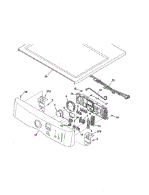 Controls / Top Panel parts for Electrolux Dryer EIMED55IMB3 from AppliancePartsPros.com