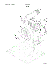 Motor parts for Electrolux Dryer EIMED5CQT0 from AppliancePartsPros.com