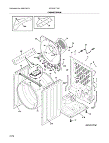 Cabinet / Drum parts for Electrolux Dryer EFDG317TIW1 from AppliancePartsPros.com