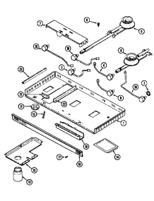 Body (Cvg4380b) (Cvg4380w) parts for Jenn-Air Gas Cooktop CVG4380 from AppliancePartsPros.com