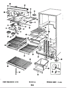 Fresh Food Compartment parts for Magic Chef Refrigerator RB17CN-2AF/4C69A from AppliancePartsPros.com