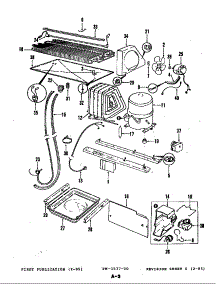 Unit Compartment & System parts for Magic Chef Refrigerator RB17CN-2AF/4C69A from AppliancePartsPros.com