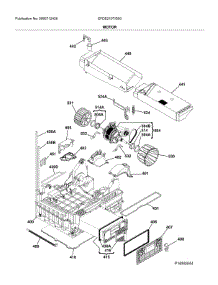 Motor parts for Electrolux Dryer EFDE210TIS00 from AppliancePartsPros.com