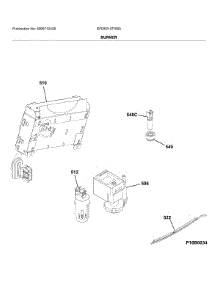 Burner parts for Electrolux Dryer EFDE210TIS00 from AppliancePartsPros.com