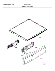 Controls / Top Panel parts for Electrolux Dryer EFDE210TIS00 from AppliancePartsPros.com