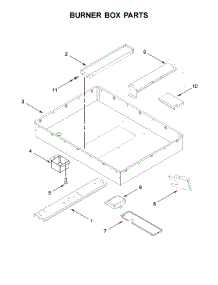 Burner Box Parts parts for Jenn-Air Electric Cooktop JED4536GB01 from AppliancePartsPros.com