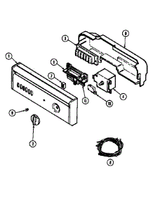 Control Panel (Dwu9921aam) (Dwu9921aam) parts for Maytag Dishwasher DWU9921AAM from AppliancePartsPros.com