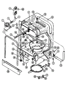 Tub (Dwu9921aam) (Dwu9921aam) parts for Maytag Dishwasher DWU9921AAM from AppliancePartsPros.com