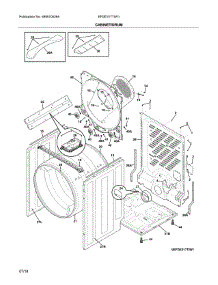 Cabinet / Drum parts for Electrolux Dryer EFDE317TIW1 from AppliancePartsPros.com