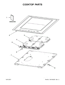 Cooktop Parts parts for Jenn-Air Electric Cooktop JIC4715GS0 from AppliancePartsPros.com