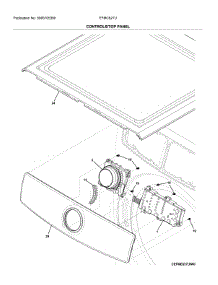 Controls / Top Panel parts for Electrolux Dryer EFMC627UTT0 from AppliancePartsPros.com