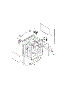 Tank Assembly parts for Bosch Dishwasher SHU3032UC/11 / FD 8002-8003 from AppliancePartsPros.com