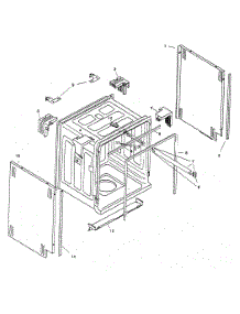 Tank Assy parts for Bosch Dishwasher SHU3305UC/06 from AppliancePartsPros.com