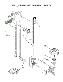 Fill, Drain And Overfill Parts parts for Maytag Dishwasher MDB7979SHZ0 from AppliancePartsPros.com