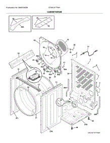 Cabinet / Drum parts for Electrolux Dryer EFDC317TIW1 from AppliancePartsPros.com