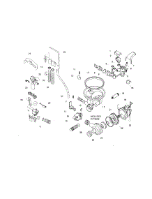 Component Assemblies parts for Bosch Dishwasher SHU3305UC/12 from AppliancePartsPros.com