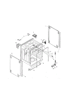 Tank Assembly parts for Bosch Dishwasher SHU3305UC/12 from AppliancePartsPros.com