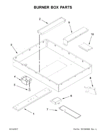Burner Box Parts parts for Jenn-Air Electric Cooktop JED4536GS00 from AppliancePartsPros.com