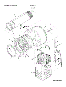 Motor parts for Electrolux Dryer EFMC627UIW0 from AppliancePartsPros.com