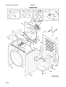 Cabinet / Drum parts for Electrolux Dryer EFMC627UIW0 from AppliancePartsPros.com