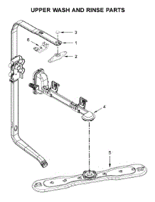 Upper Wash And Rinse Parts parts for Maytag Dishwasher MDB8989SHB0 from AppliancePartsPros.com