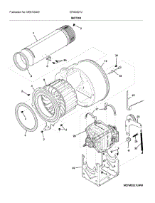 Motor parts for Electrolux Dryer EFMG527UTT0 from AppliancePartsPros.com