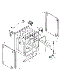 Tank Assy parts for Bosch Dishwasher SHU3306UC/12 from AppliancePartsPros.com