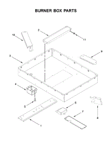 Burner Box Parts parts for Jenn-Air Electric Cooktop JED4430GS01 from AppliancePartsPros.com