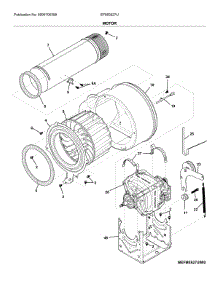 Motor parts for Electrolux Dryer EFMG627UTT0 from AppliancePartsPros.com