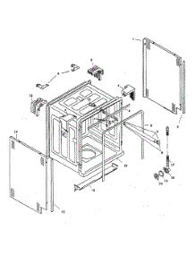 Tank Assy parts for Bosch Dishwasher SHU3307UC/12 from AppliancePartsPros.com