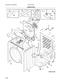 Cabinet / Drum parts for Electrolux Dryer EFMC427UIW0 from AppliancePartsPros.com