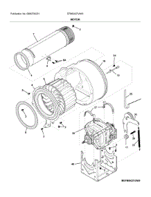 Motor parts for Electrolux Dryer EFMG427UIW0 from AppliancePartsPros.com