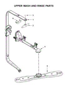 Upper Wash And Rinse Parts parts for Maytag Dishwasher MDB7959SHZ0 from AppliancePartsPros.com