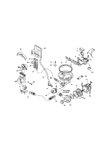 Component Assemblies parts for Bosch Dishwasher SHU5304UC/11 / FD 8001-8003 from AppliancePartsPros.com