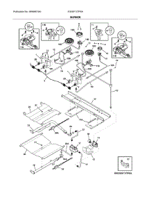 Burner parts for Electrolux Gas Range E30GF74TPSA from AppliancePartsPros.com