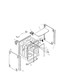 Tank Assembly parts for Bosch Dishwasher SHU5304UC/11 / FD 8001-8003 from AppliancePartsPros.com