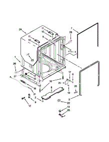 Tub And Frame Parts parts for Jenn-Air Dishwasher JDB8500AWY2 from AppliancePartsPros.com