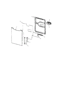 Door parts for Maytag Dishwasher MDB8551AWW from AppliancePartsPros.com